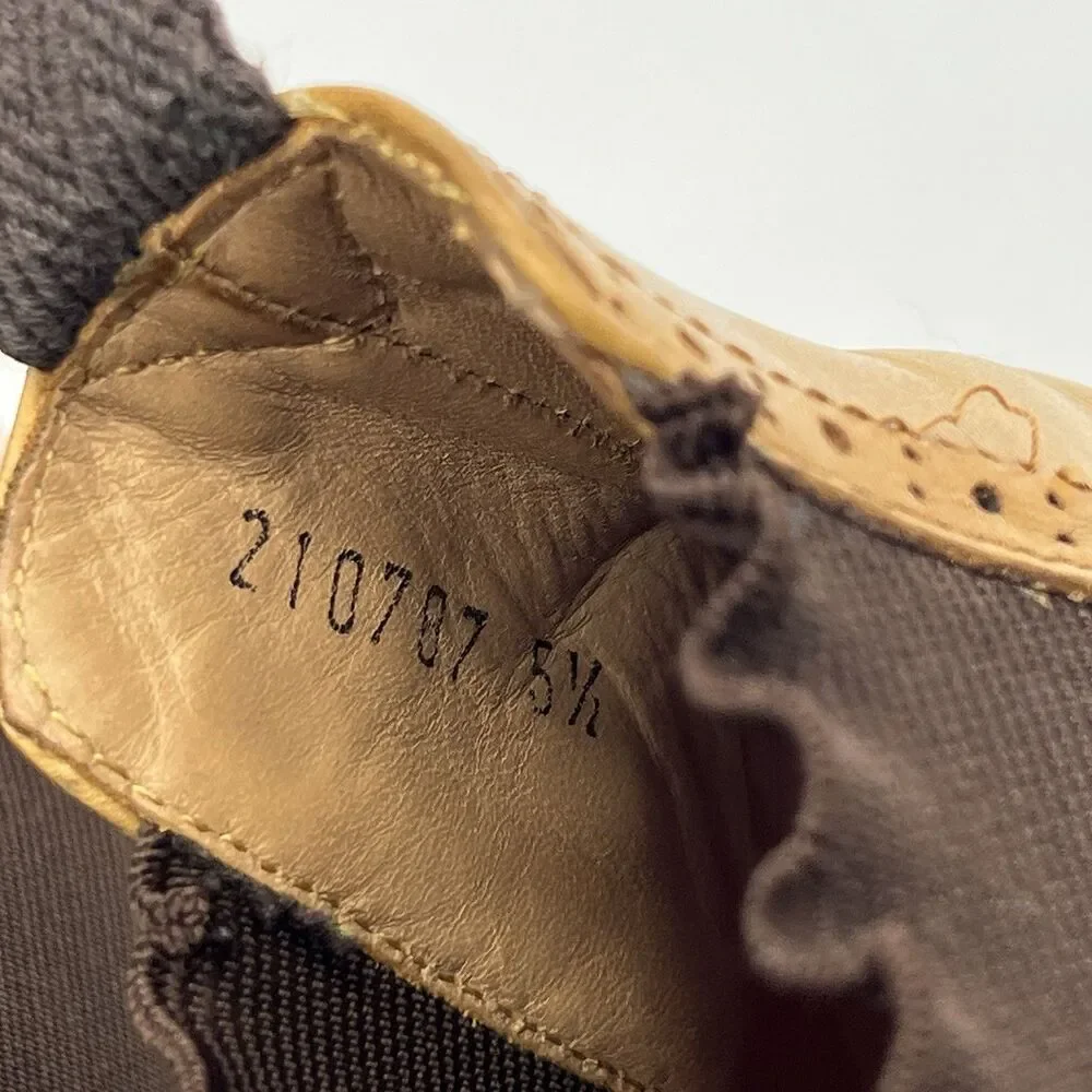 Grenson Men’s Uk 5.5 D Tan Leather Chelsea Boots Goodyear Welt Extralight Soles